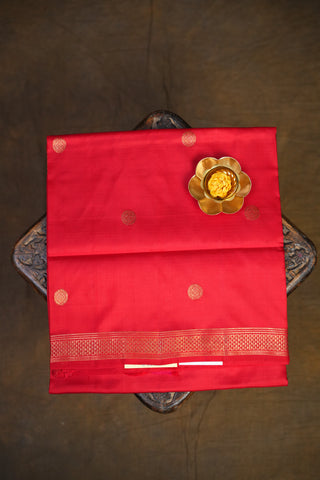 KANCHIPURAM PURE SILK SMALL BORDER SAREE