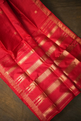 KANCHIPURAM PURE SILK SMALL BORDER SAREE