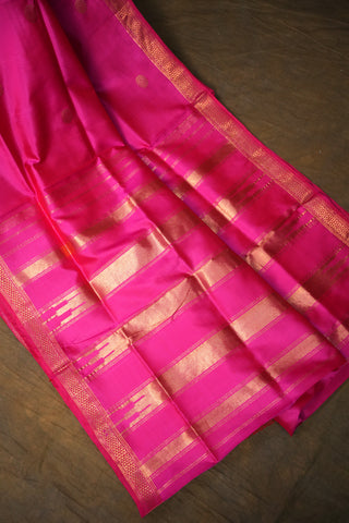 KANCHIPURAM PURE SILK SMALL BORDER SAREE
