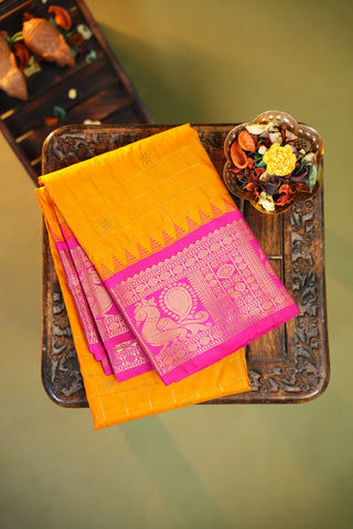 SEMI GADWAL SAREE
