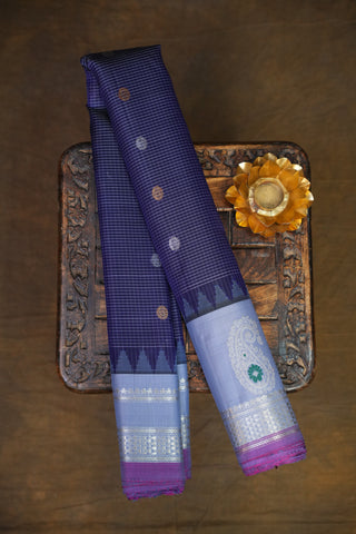 GADWAL PURE SILK GAP BORDER HANDLOOM SAREE