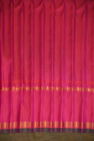 GADWAL PURE SILK GAP BORDER HANDLOOM SAREE