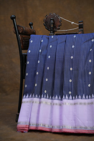 GADWAL PURE SILK GAP BORDER HANDLOOM SAREE