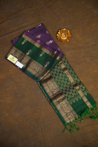 KANCHIPURAM PURE SOFT SILK SAREE