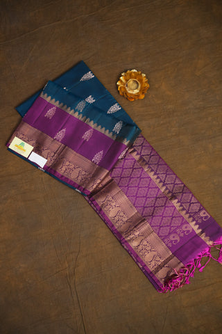 KANCHIPURAM PURE SOFT SILK SAREE