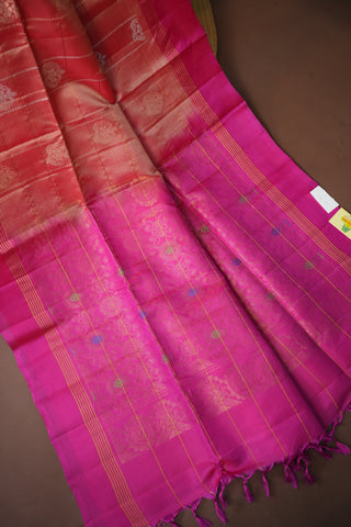 KANCHIPURAM PURE SOFT SILK SAREE