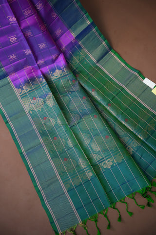KANCHIPURAM PURE SOFT SILK SAREE