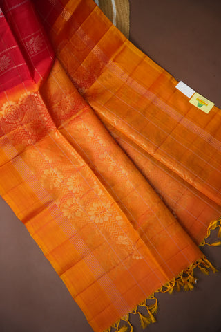 KANCHIPURAM PURE SOFT SILK SAREE