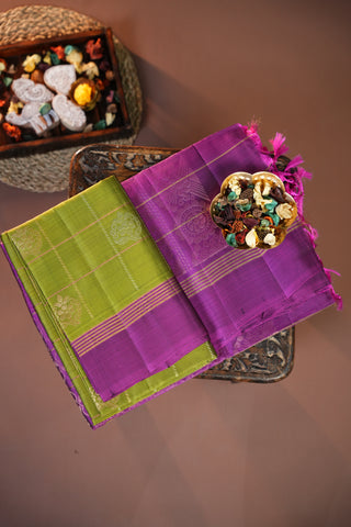 KANCHIPURAM PURE SOFT SILK SAREE