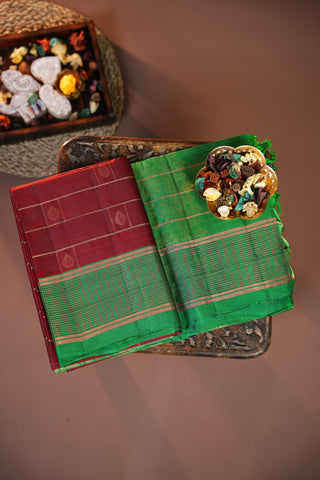 KANCHIPURAM PURE SOFT SILK SAREE