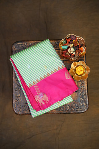 SEMI GADWAL SAREE
