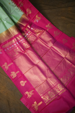 SEMI GADWAL SAREE