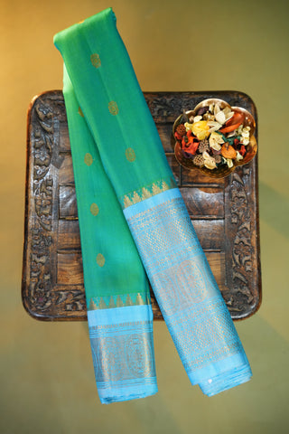 GADWAL PURE SILK BIG BORDER HANDLOOM SAREE