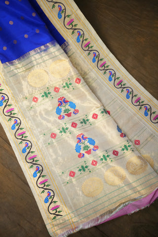 GADWAL TISSUE PURE SILK PAITHANI HANDLOOM SAREE
