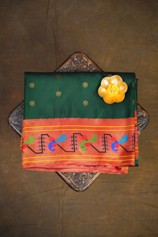 GADWAL TISSUE PURE SILK PAITHANI HANDLOOM SAREE