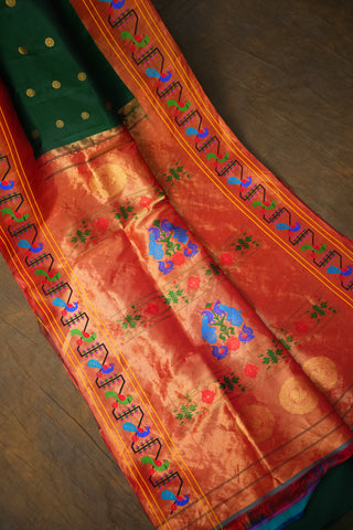 GADWAL TISSUE PURE SILK PAITHANI HANDLOOM SAREE