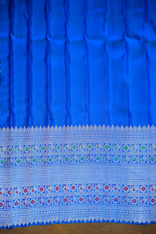 GADWAL PURE SILK MEENAKARI TURNING BORDER SAREE