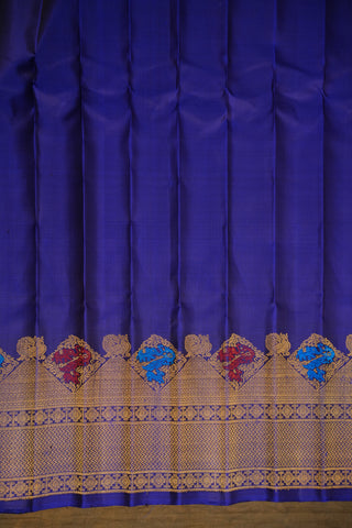 GADWAL PURE SILK MEENAKARI TURNING BORDER SAREE
