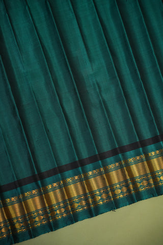 GADWAL PURE SILK SMALL BORDER CHECKS HANDLOOM SAREE
