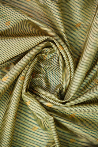 GADWAL PURE SILK SMALL BORDER CHECKS HANDLOOM SAREE