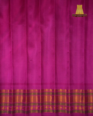 GADWAL PURE SILK GINGHAM CHECKS SAREE