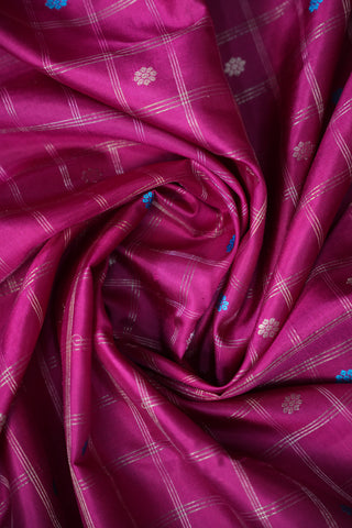 GADWAL PURE SILK CHECKS HANDLOOM SAREE