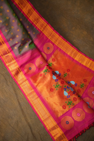 GADWAL PURE SILK PAITHANI HANDLOOM SAREE