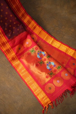 GADWAL PURE SILK PAITHANI HANDLOOM SAREE