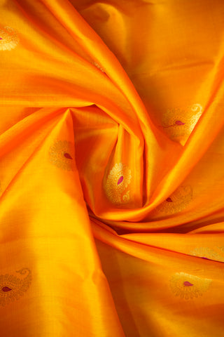 GADWAL PURE SILK GANGA JAMUNA BORDER SAREE