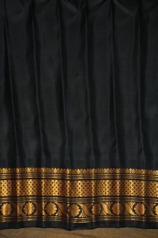GADWAL PURE SILK HANDLOOM SAREE WITH GANGA JAMUNA BORDER