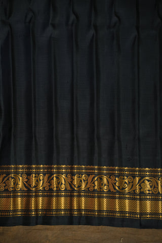 GADWAL PURE SILK HANDLOOM SAREE WITH GANGA JAMUNA BORDER