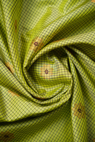 GADWAL PURE SILK HANDLOOM SAREE WITH GANGA JAMUNA BORDER