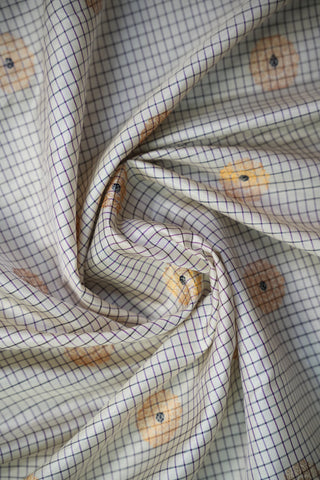 GADWAL PURE SILK HANDLOOM SAREE WITH GANGA JAMUNA BORDER