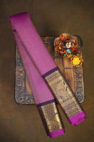 GADWAL PURE SILK BROCADE HANDLOOM SAREE