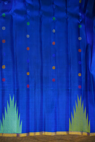 GADWAL PURE SILK TEMPLE BORDER HANDLOOM SAREE