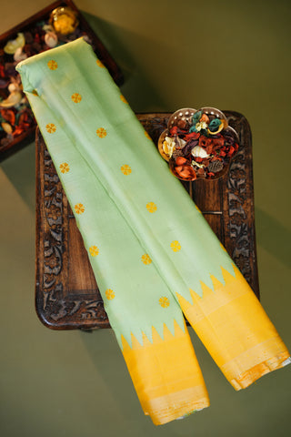 GADWAL PURE SILK PLAIN BORDER HANDLOOM SAREE