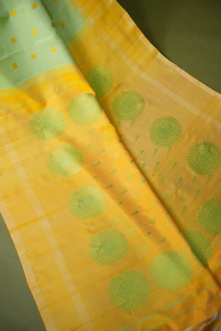 GADWAL PURE SILK PLAIN BORDER HANDLOOM SAREE