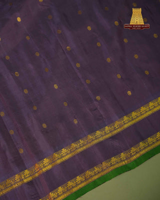 GADWAL PURE SILK GAP BORDER HANDLOOM SAREE
