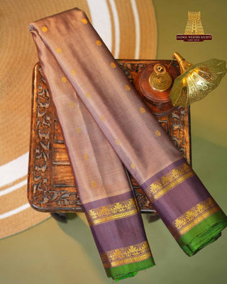 GADWAL PURE SILK GAP BORDER HANDLOOM SAREE