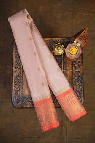 GADWAL PURE SILK SMALL BORDER HANDLOOM SAREE