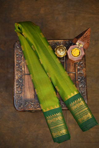 GADWAL PURE SILK SMALL BORDER HANDLOOM SAREE