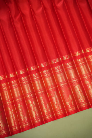 GADWAL PURE SILK BIG BORDER HANDLOOM SAREE