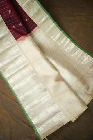 GADWAL PURE SILK BORDER HANDLOOM SAREE
