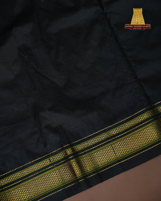 NARAYANPET GINGHAM CHECKS PURE SILK HANDLOOM SAREE