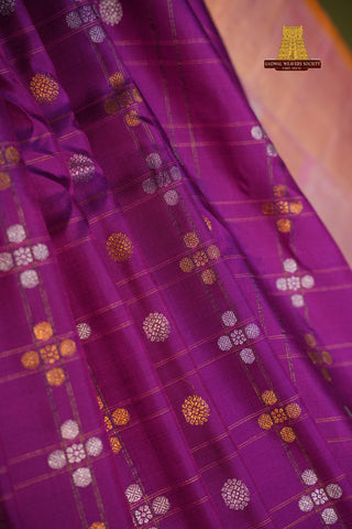 GADWAL PURE SILK MEENAKARI HANDLOOM SAREE