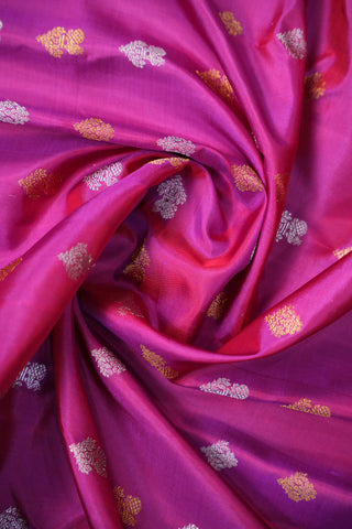 GADWAL PURE SILK MEENAKARI TURNING BORDER SAREE