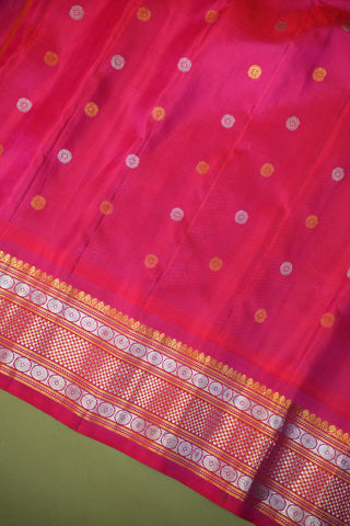 GADWAL PURE SILK EQUAL BORDER HANDLOOM SAREE