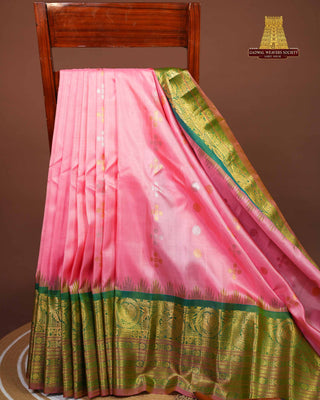 EXCLUSIVE GADWAL PURE SILK HANDLOOM SAREE