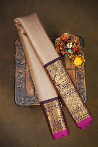 GADWAL PURE SILK BROCADE HANDLOOM SAREE