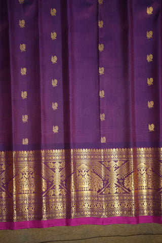 GADWAL PURE SILK BROCADE HANDLOOM SAREE